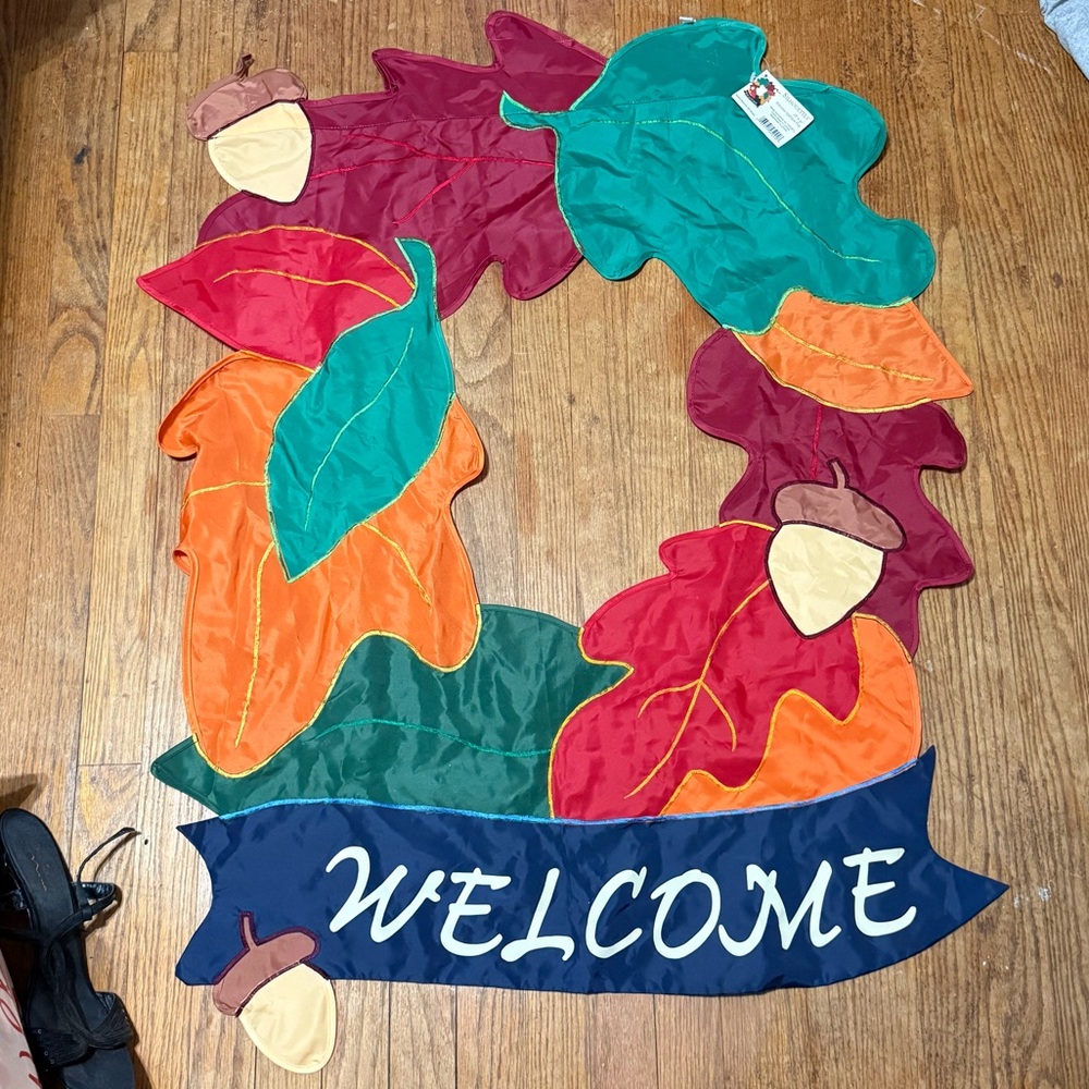 Polyester Appliqué fall Flag